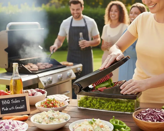 BBQ Sidekick Savior: Geedel 4-in-1 Vegetable Chopper Helps You Rule the Grill Season